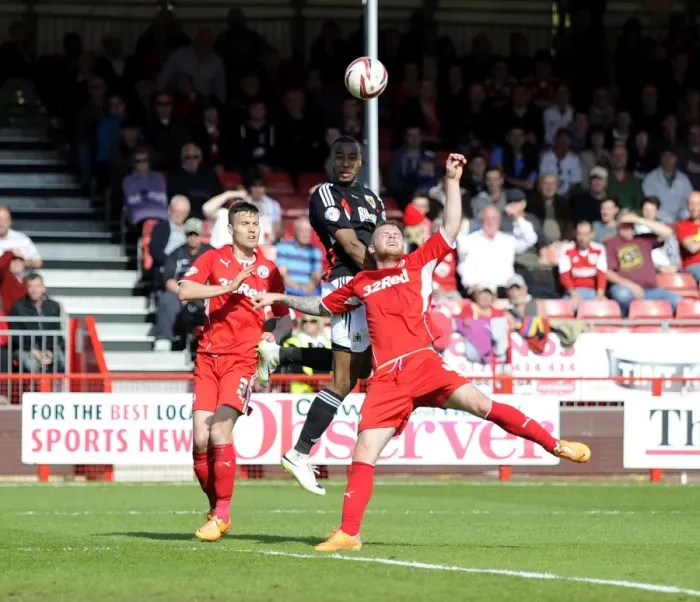 Framed Print : Bristol City's Tyrone Barnett Scores Dramatic Header Against Crawley Town, Sky Bet League One, 2014