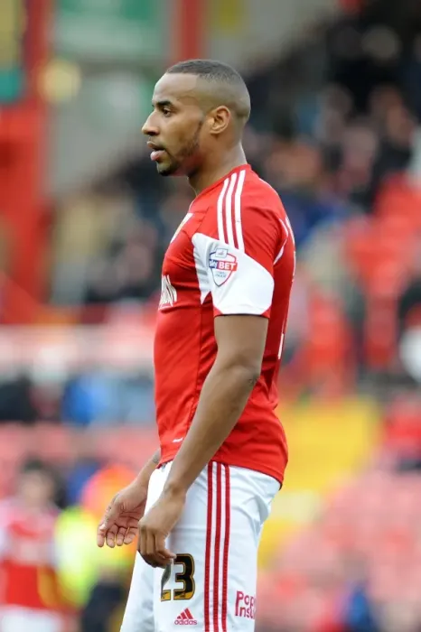 Framed Print : Bristol City's Tyrone Barnett Scores Against Tranmere Rovers at Ashton Gate, February 15, 2014