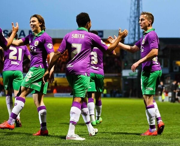 Bristol City's Unforgettable Double: Joe Bryan's Goals Secure Promotion to Sky Bet League One vs. Bradford City (April 14, 2015)