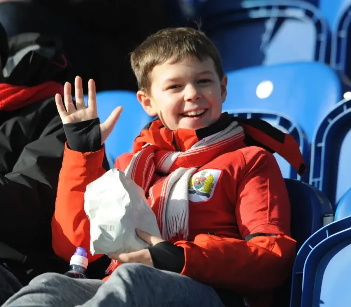 Framed Print : Bristol City's Unstoppable Force: A Fan's Perspective - Colchester United vs. Bristol City (Februgurary 2015)