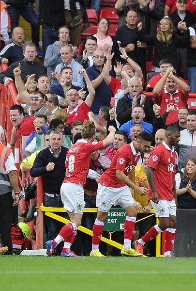 Bristol City's Wade Elliott Scores Thrilling Winning Goal Against MK Dons at Ashton Gate