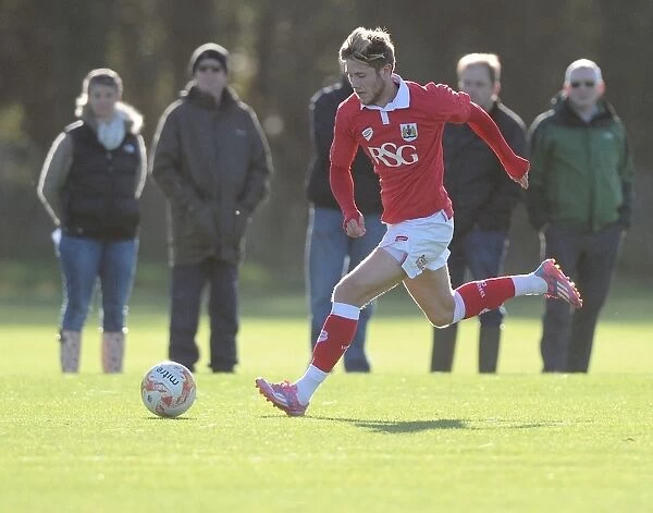 Bristol City's Wes Burns in Action against Colchester in Youth Development League