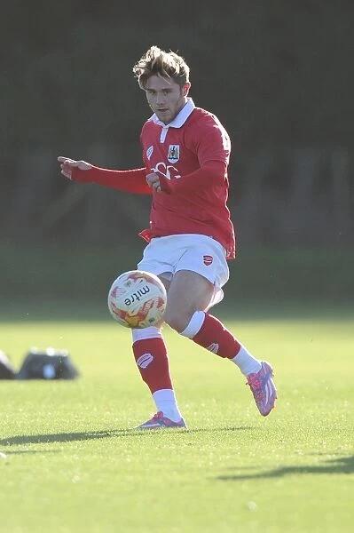 Bristol City's Wes Burns in Action at Training