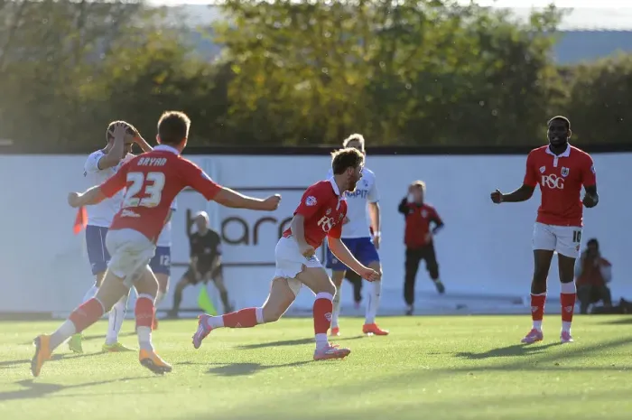 Framed Print : Bristol City's Wes Burns Scores Thrilling Goal Against Chesterfield in Sky Bet League One Framed Print : Bristol City's Wes Burns Scores Thrilling Goal Against Chesterfield in Sky Bet League One