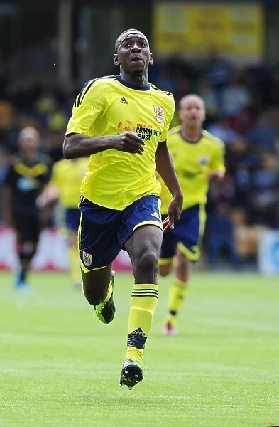 Bristol City's Yannick Bolasie in Action