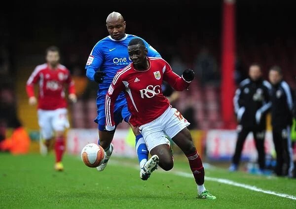 Bristol City's Yannick Bolasie vs El-Hadji Diouf: A Championship Showdown (21 / 01 / 2012)