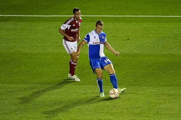Bristol Derby: Intense Moment from the Johnstones Paint Trophy First Round Match between Bristol City and Bristol Rovers (September 2013)