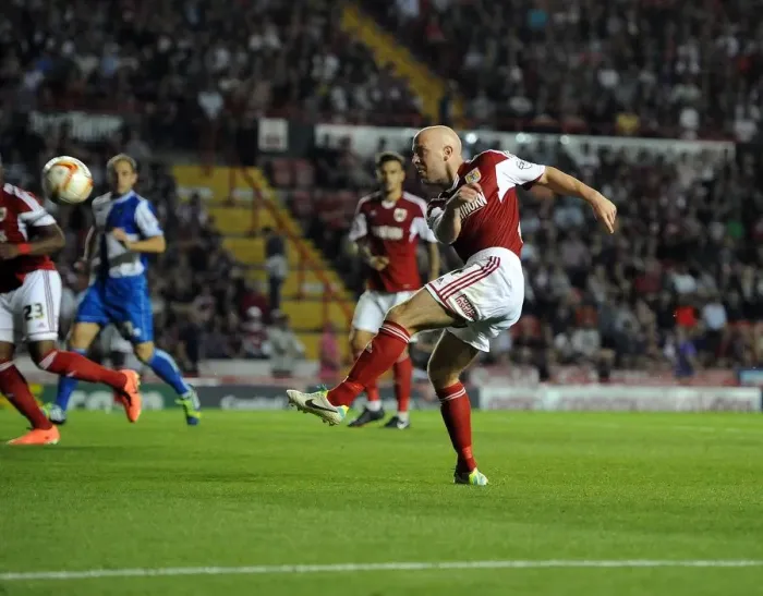Framed Print : Bristol Derby: James O'Connor of Bristol City in Action against Bristol Rovers in Johnstone's Paint Trophy First Round (September 4, 2013) Framed Print : Bristol Derby: James O'Connor of Bristol City in Action against Bristol Rovers in Johnstone's Paint Trophy First Round (September 4, 2013)