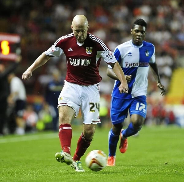 Bristol Derby: James O'Connor of Bristol City vs. Bristol Rovers in Johnstone's Paint Trophy First Round (September 4, 2013)
