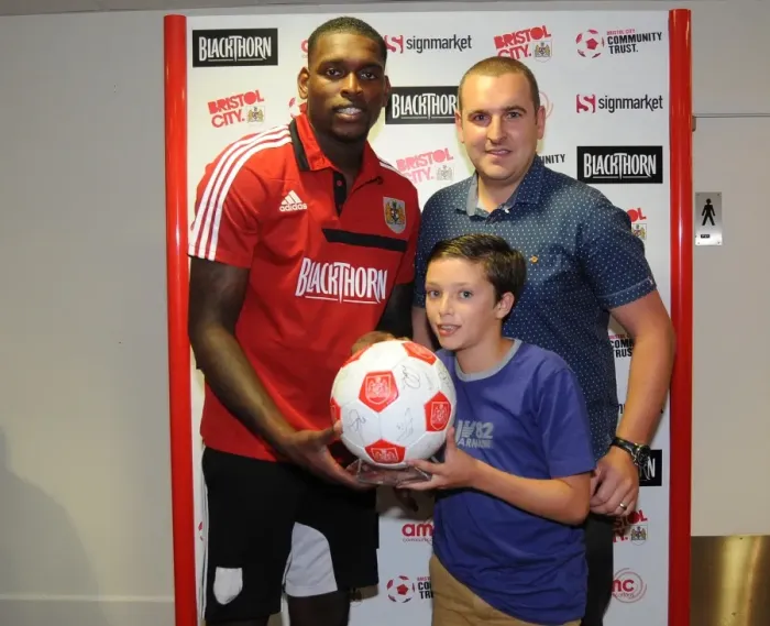 Framed Print : Bristol Derby: Man of the Match Presentations, Ashton Gate, 2013 (Bristol City vs. Bristol Rovers, Johnstone's Paint Trophy) Framed Print : Bristol Derby: Man of the Match Presentations, Ashton Gate, 2013 (Bristol City vs. Bristol Rovers, Johnstone's Paint Trophy)