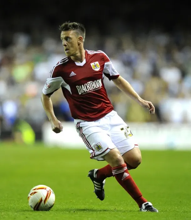 Framed Print : Bristol Derby: Nicky Shorey of Bristol City Faces Off Against Bristol Rovers in Johnstone's Paint Trophy First Round