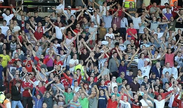 Bristol Derby: Passionate Fans of Bristol City and Bristol Rovers Clash in Johnstone Paint Trophy