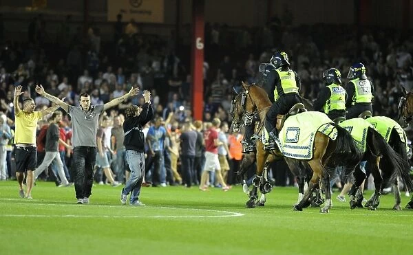 Bristol Derby: Police Intervene at Ashton Gate (Johnstone Paint Trophy 2013)