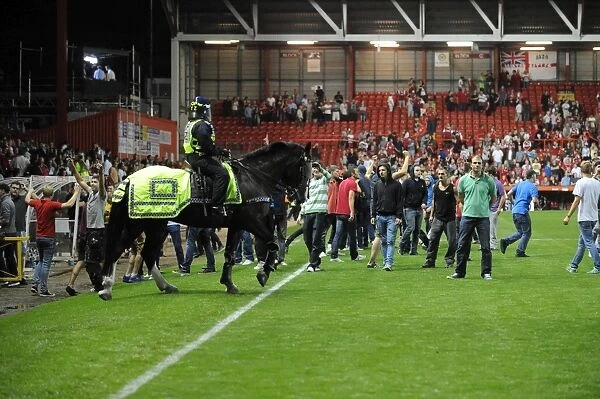 Bristol Derby: Police Intervene in Tensions at Ashton Gate (2013) - Football Riot