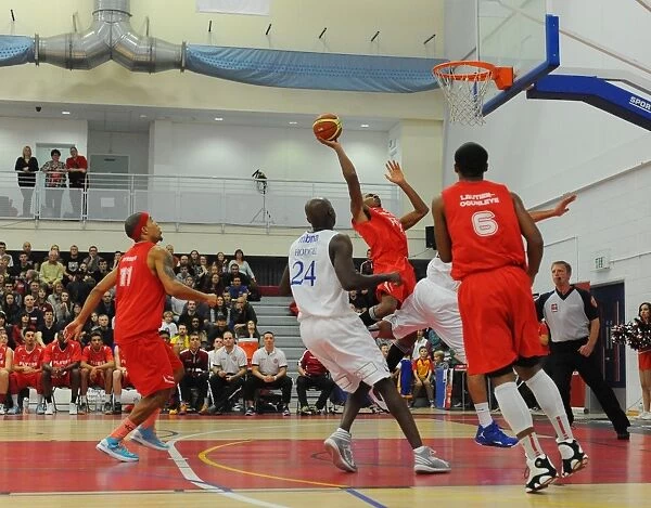 Bristol Flyers in Action: Doug Herring Takes a Shot against Cheshire Phoenix