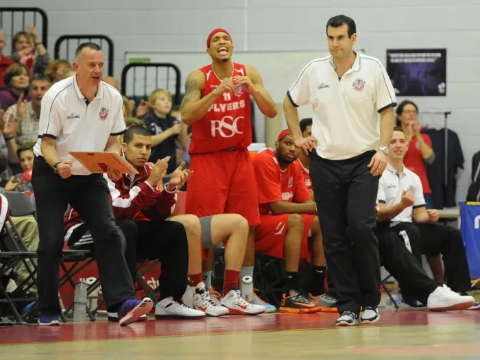 Framed Print : Bristol Flyers in Action: Greg Streete Rallies Team Against Surrey United Framed Print : Bristol Flyers in Action: Greg Streete Rallies Team Against Surrey United