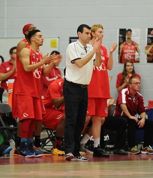 Bristol Flyers Celebrate Victory Against Manchester Giants