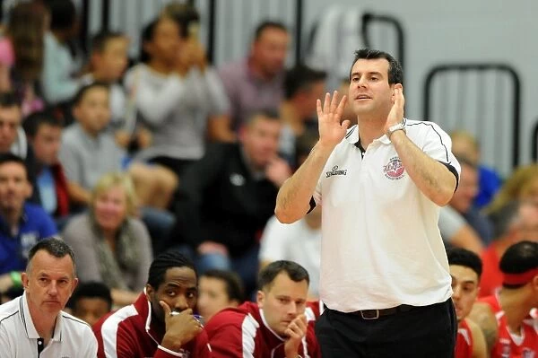Bristol Flyers Coach Andreas Kapoulas Leads Team in British Basketball Cup Match against Plymouth Raiders