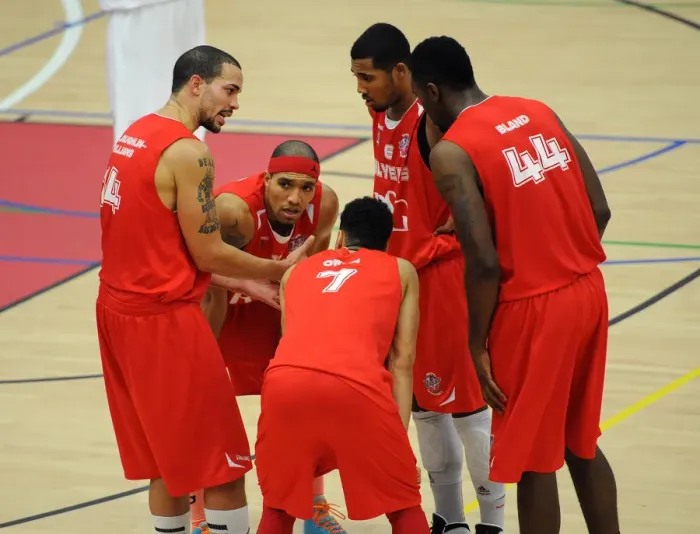 Framed Print : Bristol Flyers: Doug McLaughlin-Williams Leads Team Talk During Basketball Match vs Cheshire Phoenix Framed Print : Bristol Flyers: Doug McLaughlin-Williams Leads Team Talk During Basketball Match vs Cheshire Phoenix