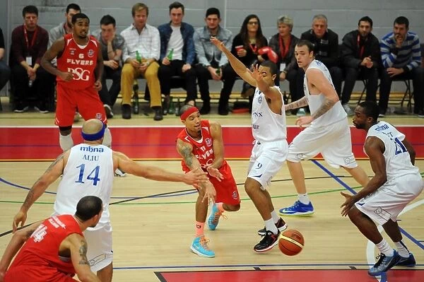 Bristol Flyers Greg Streete in Action during Basketball Match against Cheshire Phoenix