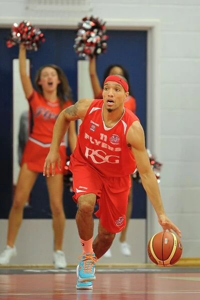 Bristol Flyers Greg Streete Dribbles Against Cheshire Phoenix in SGS Wise Arena