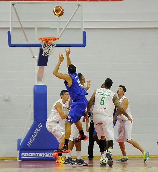 Bristol Flyers Greg Streete Scores in Basketball Clash Against Plymouth Raiders
