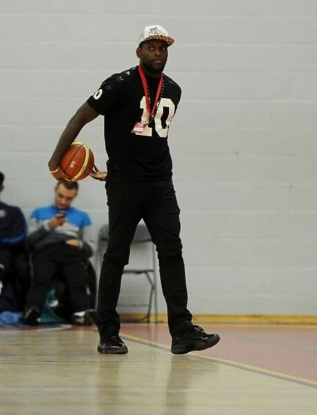 Bristol Flyers: Jay Emmanuel Thomas in Action against Manchester Giants - British Basketball League