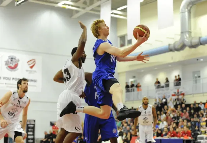Framed Print : Bristol Flyers Mathias Seilund Sinks Game-Winning Basketball Shot vs. Newcastle Eagles Framed Print : Bristol Flyers Mathias Seilund Sinks Game-Winning Basketball Shot vs. Newcastle Eagles