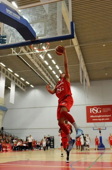 Framed Print : Bristol Flyers Roy Owen Scores the Winning Basket in British Basketball Cup: Flyers vs. Plymouth Raiders Framed Print : Bristol Flyers Roy Owen Scores the Winning Basket in British Basketball Cup: Flyers vs. Plymouth Raiders