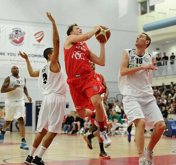 Bristol Flyers Tamas Okros in Action during Flyers vs Giants British Basketball League Match