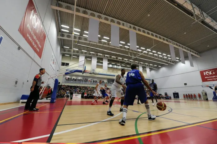 Framed Print : Bristol Flyers vs. Plymouth Raiders: Kick-Off of the Basketball Season at SGS Wise Campus - British Basketball League Framed Print : Bristol Flyers vs. Plymouth Raiders: Kick-Off of the Basketball Season at SGS Wise Campus - British Basketball League