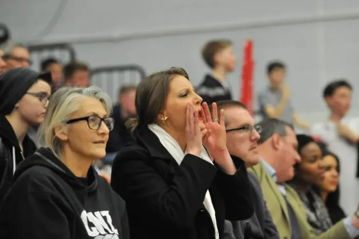 Framed Print : Bristol Flyers vs. Glasgow Rocks BBL Cup Semi-Final Showdown: A Fan's Passionate Experience at SGS Wise Campus