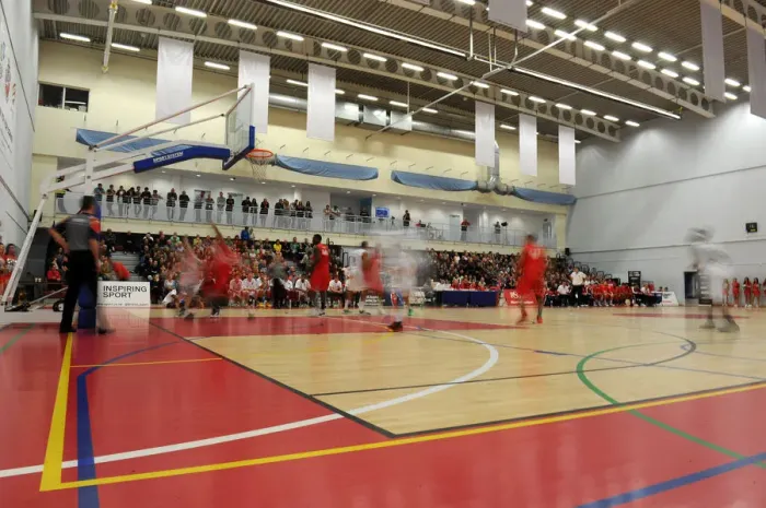 Framed Print : Bristol Flyers vs. Plymouth Raiders: British Basketball Cup Clash at Wise Campus