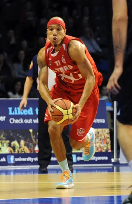 Framed Print : Bristol Flyers vs. Worcester Wolves in BBL Cup Action