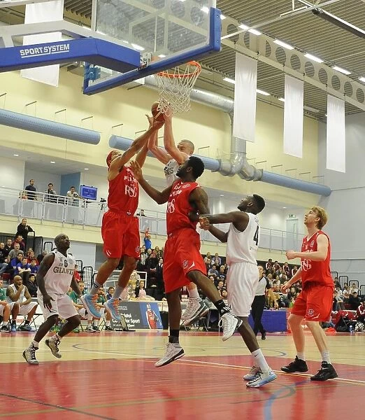 Bristol Rivals: A Tight Basketball Clash - Intense Moment Between Greg Streete and Alif Bland