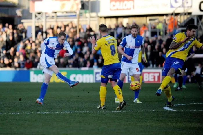 Framed Print : Bristol Rovers v AFC Wimbledon 301113 Framed Print : Bristol Rovers v AFC Wimbledon 301113