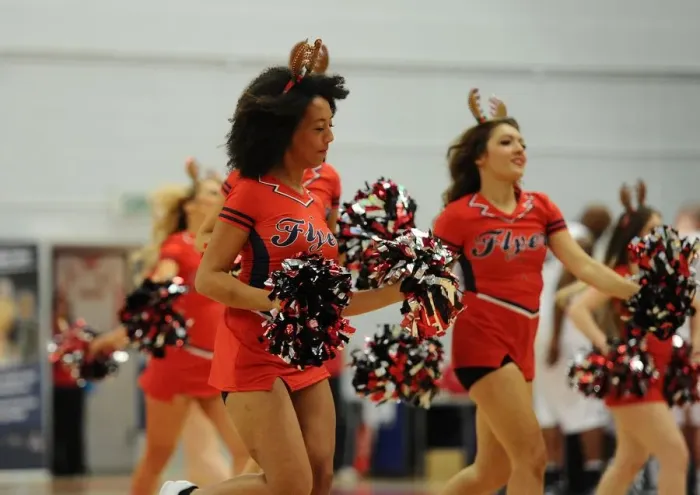 Framed Print : British Basketball League: A Clash between Bristol Flyers and Manchester Giants at SGS Wise Campus (December 2014)