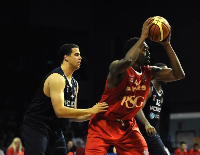 Framed Print : British Basketball League Cup: A Clash of Wings - Alif Bland of Bristol Flyers in Action vs. Worcester Wolves (31 / 10 / 2014)