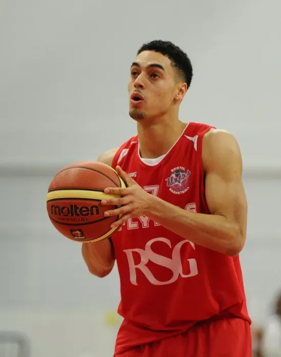Framed Print : British Basketball League: A Showdown between Giants and Flyers at SGS Wise Campus