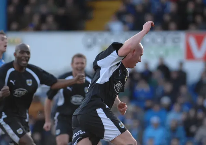 Framed Print : Brooker in Action: Cardiff City vs. Bristol City