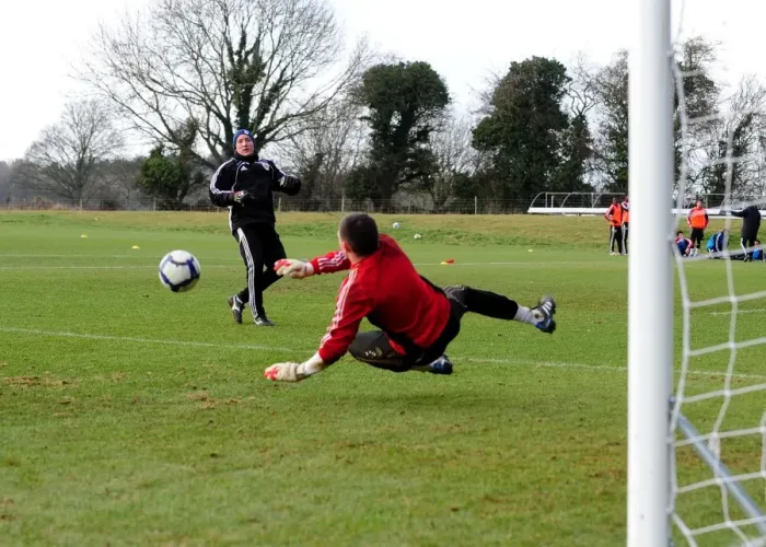 Framed Print : Building the Future: 2010-11 Academy Training - Bristol City First Team Framed Print : Building the Future: 2010-11 Academy Training - Bristol City First Team