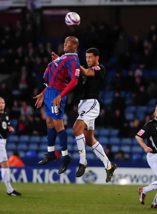 Framed Print : Challenge in the Sky: Andrew vs. Nyatanga at Selhurst Park, Crystal Palace vs. Bristol City (Football Championship, 09 / 03 / 2010) Framed Print : Challenge in the Sky: Andrew vs. Nyatanga at Selhurst Park, Crystal Palace vs. Bristol City (Football Championship, 09 / 03 / 2010)