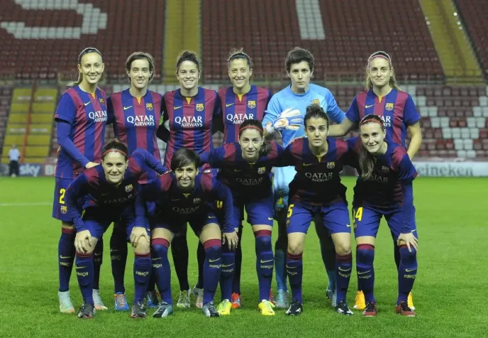 Framed Print : Champions Clash: Women's Champions League - Bristol Academy FC vs. FC Barcelona at Ashton Gate