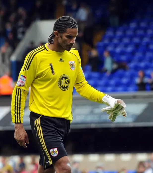 Framed Print : Championship Clash: David James in Action for Bristol City at Portman Road, 2010 Framed Print : Championship Clash: David James in Action for Bristol City at Portman Road, 2010