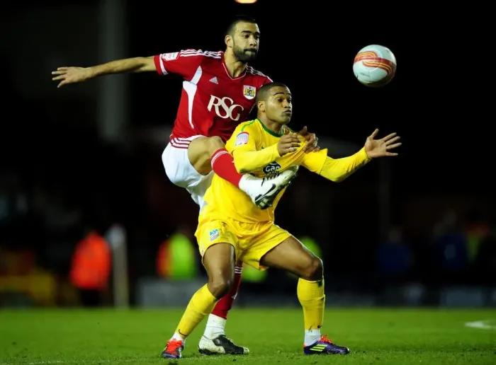 Framed Print : Championship Clash: Fontaine vs. Easter - Bristol City vs. Crystal Palace, 14 / 02 / 2012 Framed Print : Championship Clash: Fontaine vs. Easter - Bristol City vs. Crystal Palace, 14 / 02 / 2012