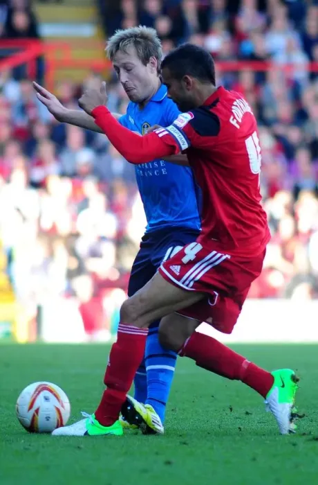 Framed Print : Championship Clash: Fontaine vs Becchio - A Battle of Stars at Ashton Gate Framed Print : Championship Clash: Fontaine vs Becchio - A Battle of Stars at Ashton Gate
