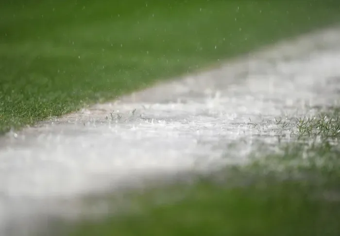 Framed Print : Championship Match Between Bristol City and Watford Postponed Due to Heavy Rain