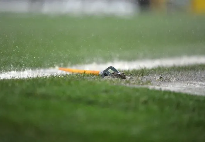 Framed Print : Championship Match Between Bristol City and Watford Postponed: Heavy Rain at Ashton Gate Stadium Framed Print : Championship Match Between Bristol City and Watford Postponed: Heavy Rain at Ashton Gate Stadium