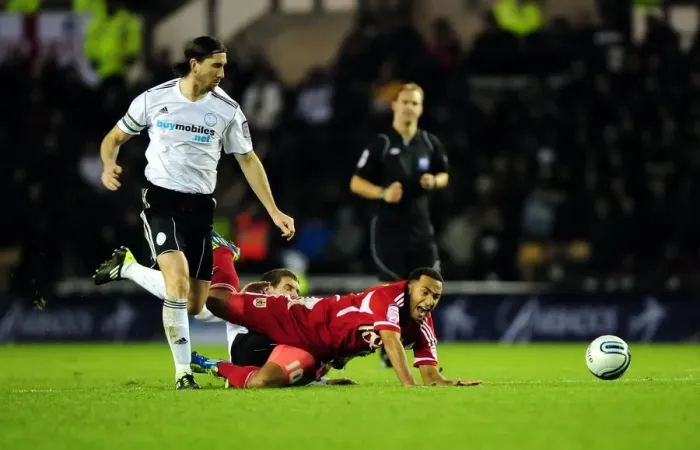Framed Print : Championship Match: Derby County vs. Bristol City - Nicky Maynard Fouls by Craig Bryson, 10 / 12 / 2011 Framed Print : Championship Match: Derby County vs. Bristol City - Nicky Maynard Fouls by Craig Bryson, 10 / 12 / 2011