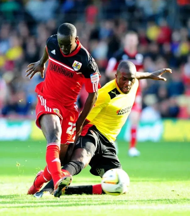 Framed Print : Championship Showdown: Adomah vs. Nosworthy - A Battle for the Ball Framed Print : Championship Showdown: Adomah vs. Nosworthy - A Battle for the Ball
